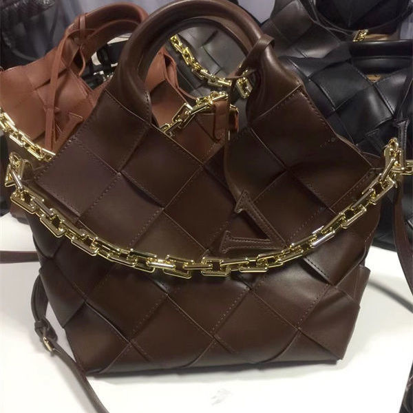 

Evening Bags Shoulder Bag New Women Weaving Bag Designer Handbag 23 Color Bucket Bags Shoppers Tote Ladies Shopping Fashion Messenger Clutc, Sky blue