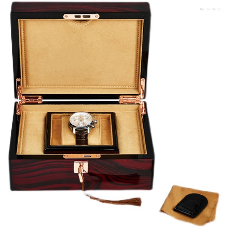 

Watch Boxes Solid Wood Box Exquisite Piano Paint High-end Storage Packaging Display Collection