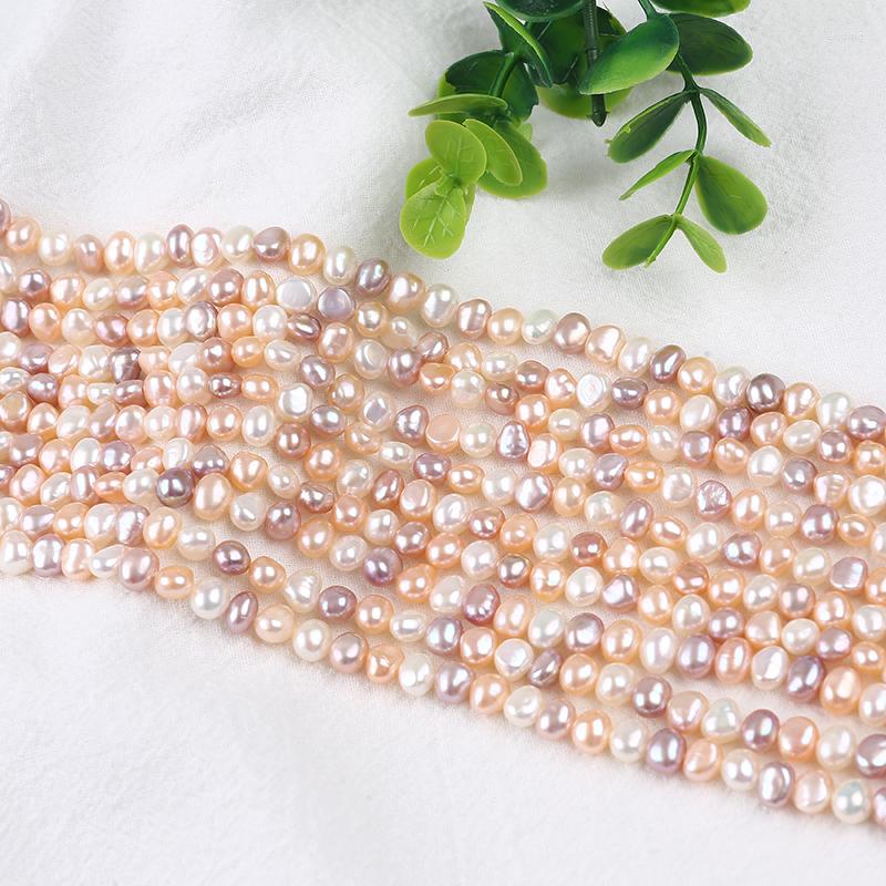 

Chains Wholesale 5-6mm 4A Quality Cultured Baroque Freshwater Pearl Strand For Jewelry Making