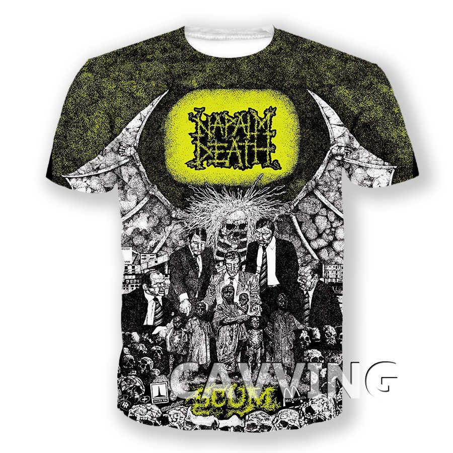 

Men' T-Shirts CAVVING 3D Printed Napalm Death Casual T-shirts Hip Hop Tee Shirts Harajuku Styles Tops Clothing for Men/women L230217, 08