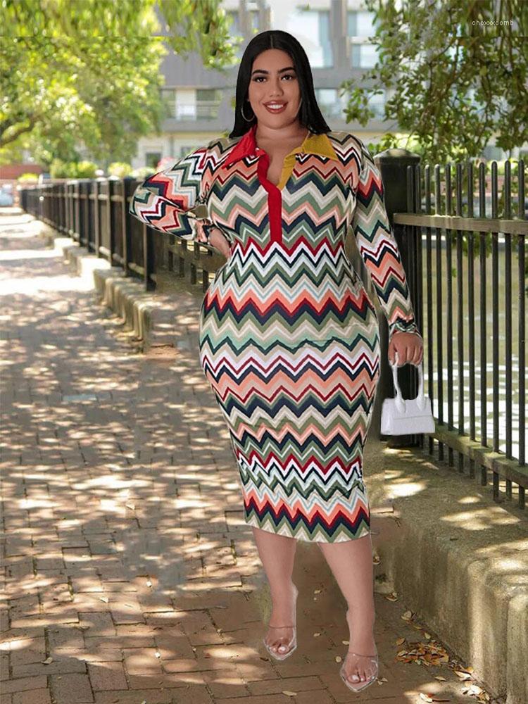 

Plus Size Dresses Elegant Casual Women Bright Color Polo Shirt Dress Long Sleeve Midi Wholesale Bulk Drop, Blue