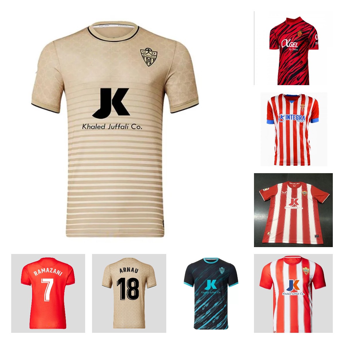 

22 23 Sporting de Gijon Soccer Jerseys 3rd 2022 2023 UD Almeria SADIQ DYEGO SOUSA AKIEME JUAN VILLAR Football Shirt RIVERA P.GARCIA KRAVETS J.BERROCAL Abdon men kids kit, Kids size:4