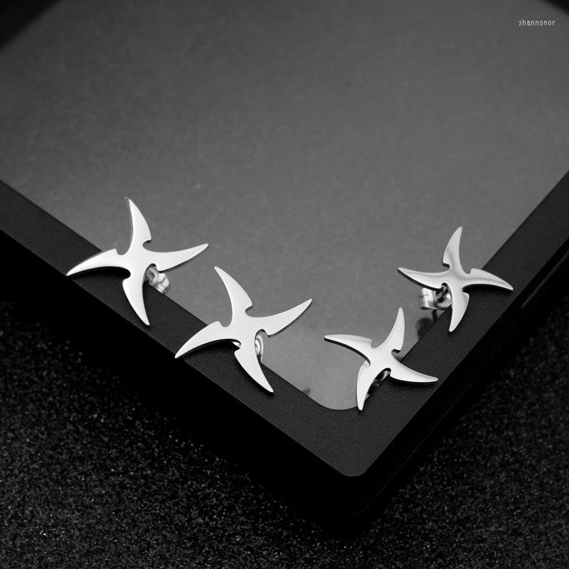 

Stud Earrings Simple Geometry Punk Windmill Creative Jewelry Temperament Exquisite