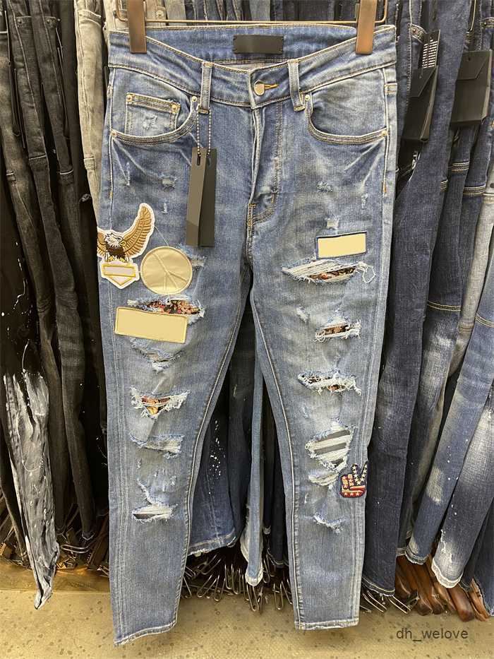 

New Arrivals Mens Luxury Designer Denim Jeans Holes Trousers Jean Coolguy Biker Pants Man Clothingxa9w amirly