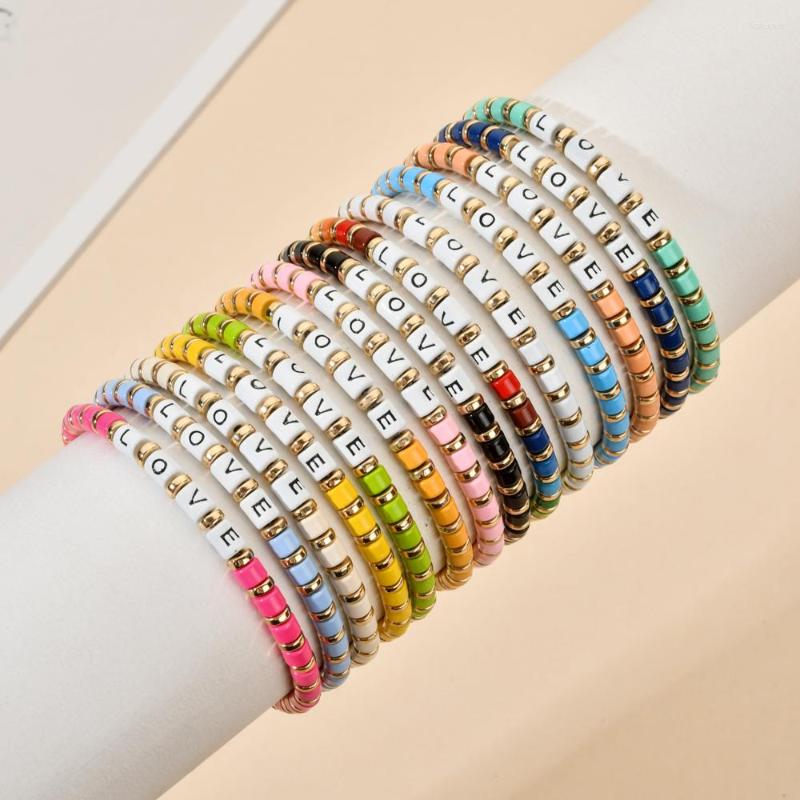 

Charm Bracelets Boho Colorful Friends Wholesale Fashion Women Girls Accessries Original Bracelet Rainbow Bohmian For
