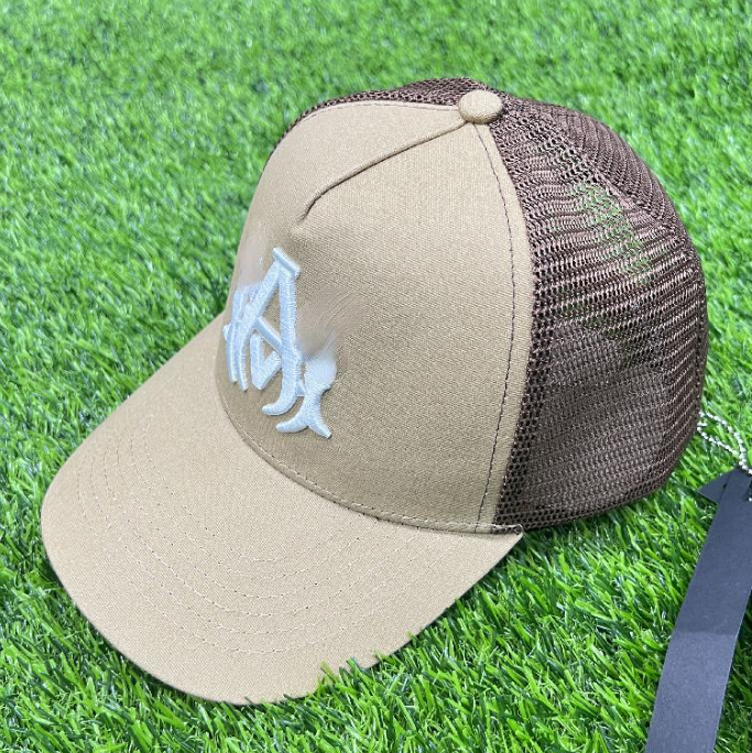 

Latest colors Ball Caps Designers Hat Fashion Trucker Caps with MA Embroidery Letters, Blue