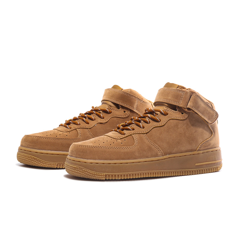 

Size 36-44 Cowhide Platform Casual Board Shoes Fashion Designed Thick Sole Solid Hiking Ankle Boots Teenages Fashion Street Sneakers, Brown