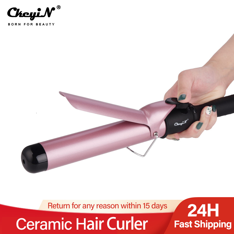 

Hair Rollers Professional LCD Digital Curler Electric Curling Iron curling hair tools wand Ceramic Styling 32mm 25mm 19mm 230217