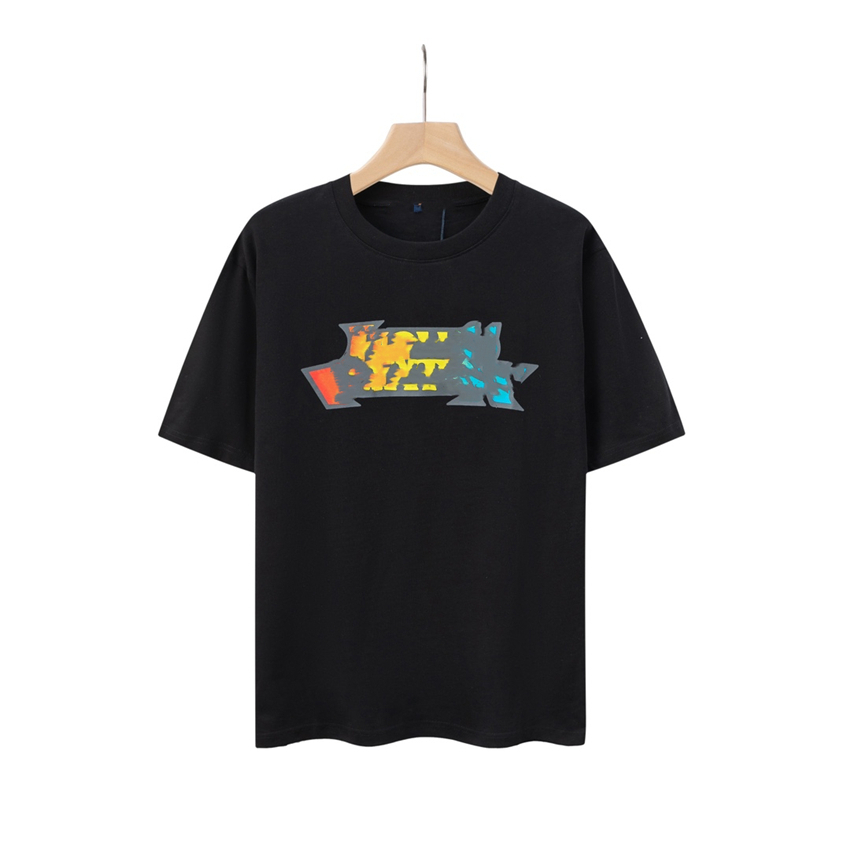 

Fashion Men's T-Shirts 2023 Louiseity Soft Cotton Short Sleeve Round Neck Wrinkle proof Preshrunk Letter Logo Loose Student Casual Couple T-Shirt Viutonity 011-08, 12