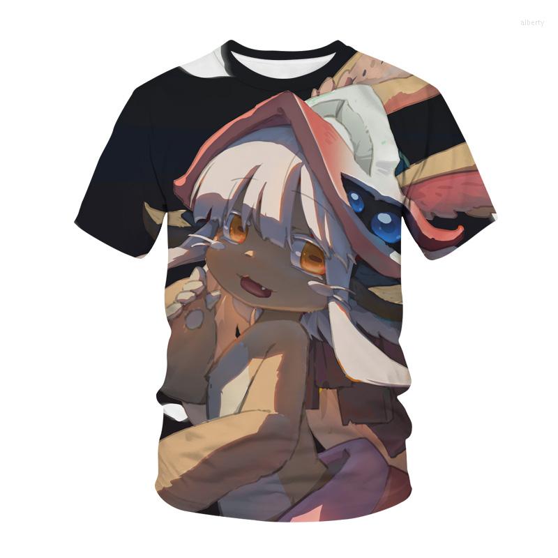 

Men's T Shirts Sexy Girl Anime Shirt Made In Abyss 3D Print Streetwear Men Women Fashion Oversize T-Shirt Kids Boy Punk Teeshirt Tops, Et1110838s