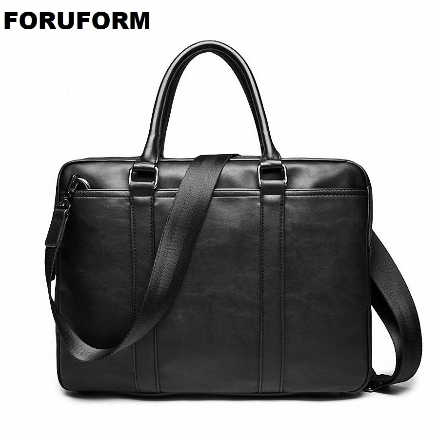 

Briefcases Arrival Business Men Bag PU Leather Laptop Male Shoulder s 230216, Blue