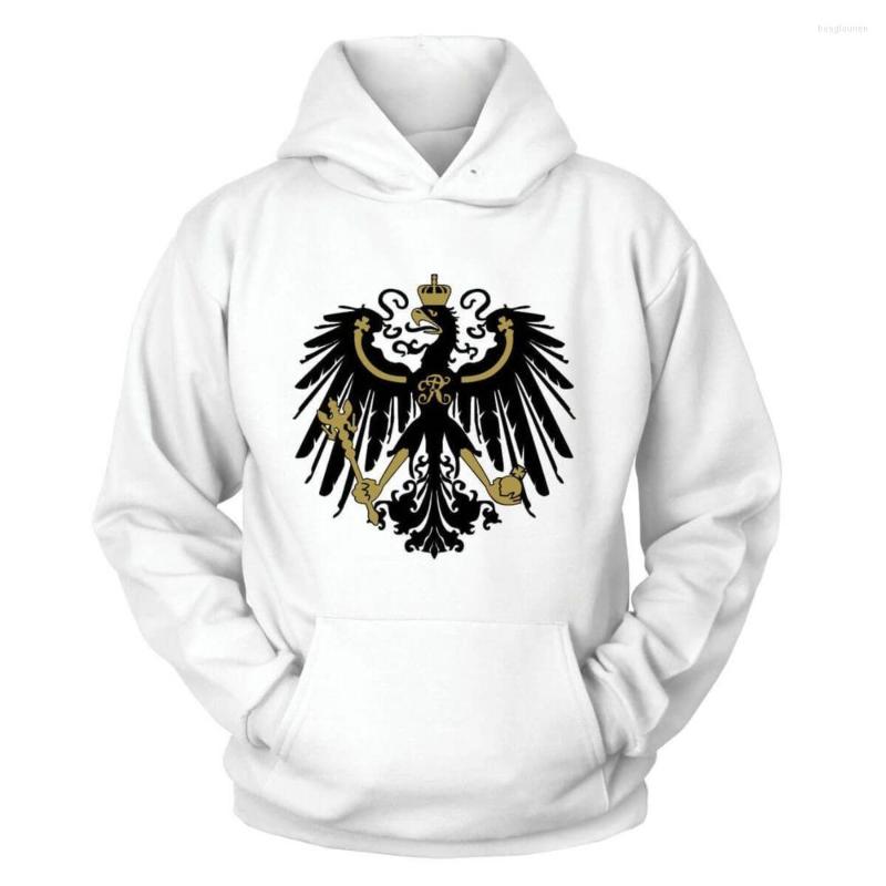 

Men' Hoodies Preuben Adler Kapuzenpullover Sweatshirts, White