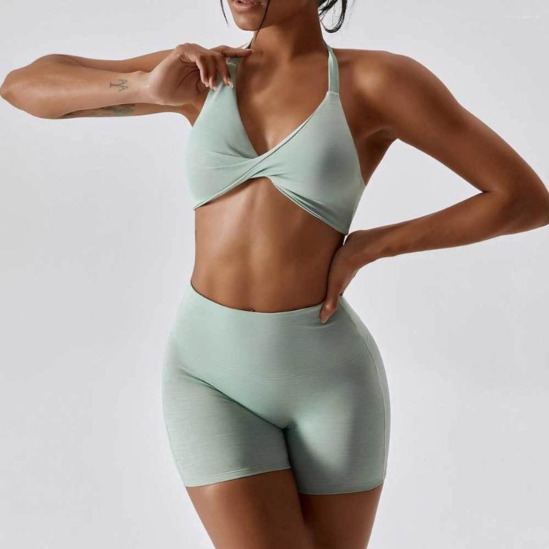 

Active Sets Yoga Set Fitness Sports Workout Clothes For Women Gym Outfits Bra Pants Suit Women' Tracksuit, Blue yoga shorts