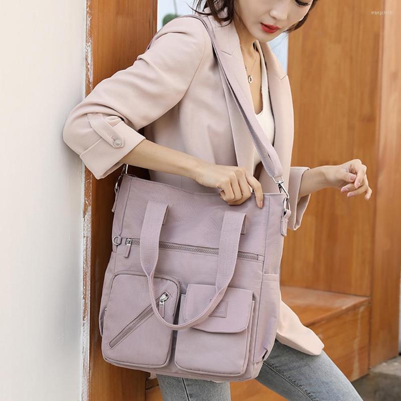 

Evening Bags Waterproof Crossbody Casual Nylon Underarm Bag Multifunctional Large Capacity Fashion For Street Shopping, Grey