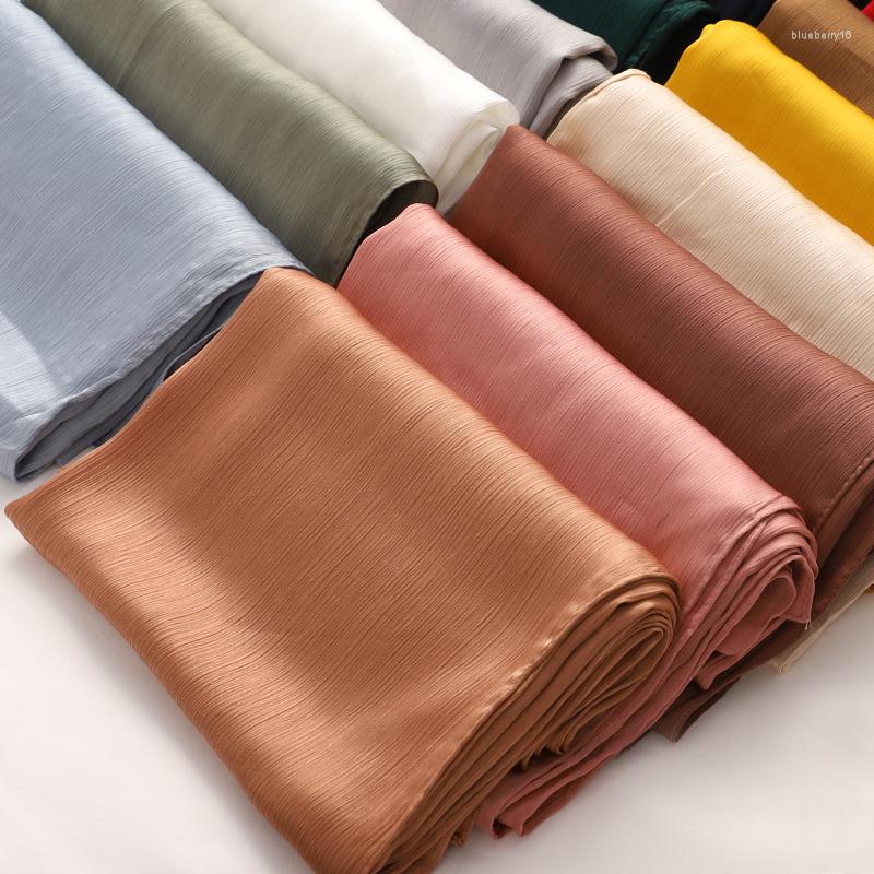 

Ethnic Clothing Fashion Modal Silk Scarf Hijab Long Muslim Shawl Plain Soft Turban Tie Head Wraps For Women Africa Headband 180X70Cm
