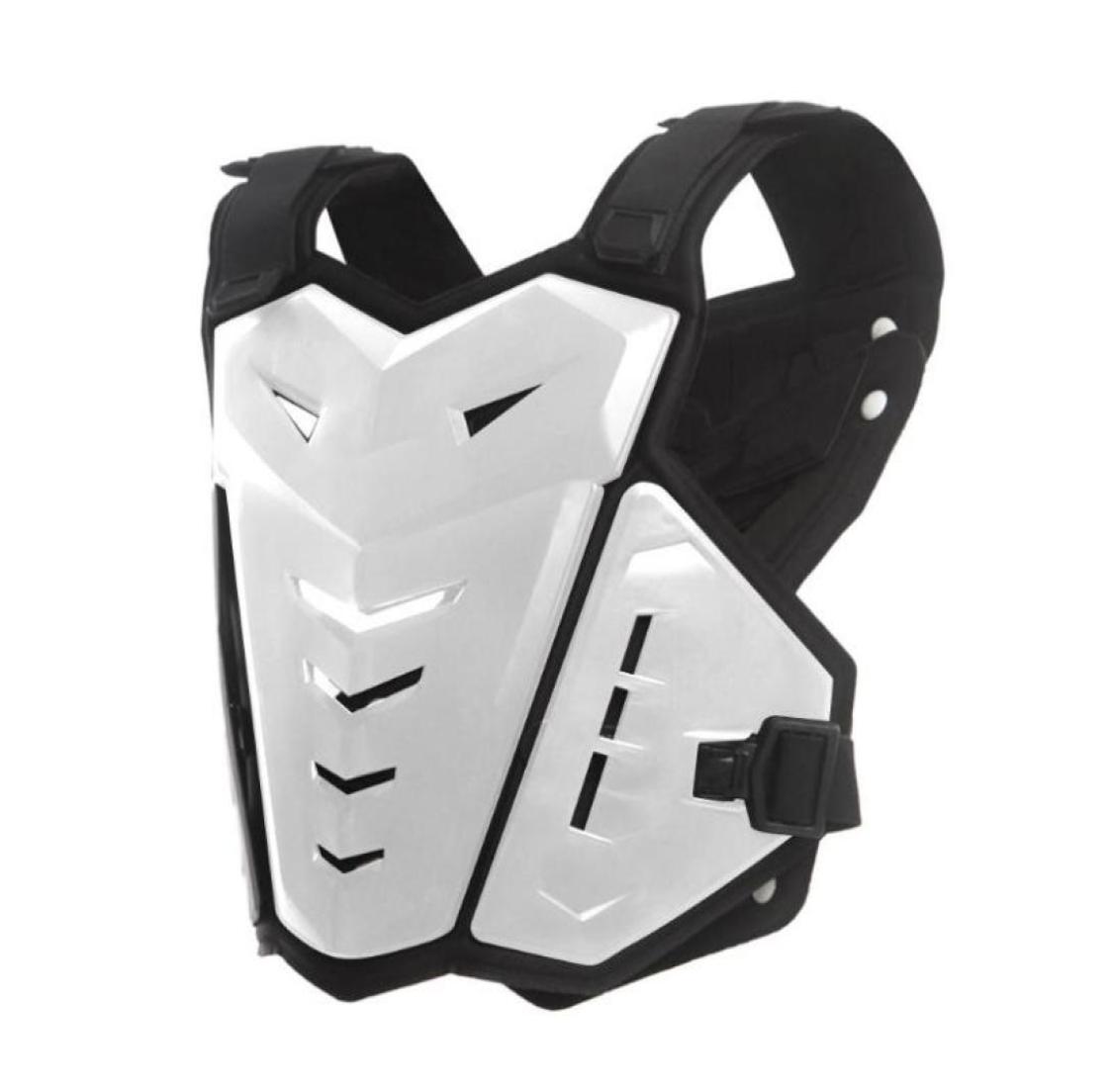 

Back Support Motorcycle Riding Armor Racing Guard Motocross Body Jackets Clothing Moto Vest Men Women Chest Protector1807177, White