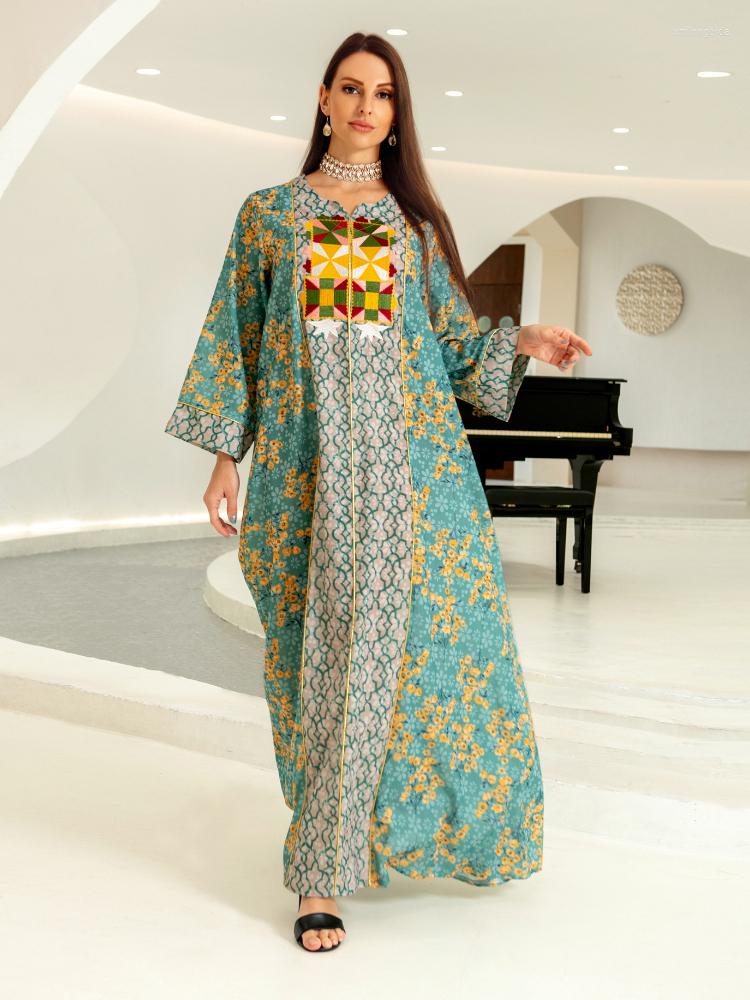 

Ethnic Clothing Turkey Morocco Muslim Dress Women Abaya Kaftan Eid Party Evening Dresses For Woman Dubai Autumn Islam Long Robe Femme