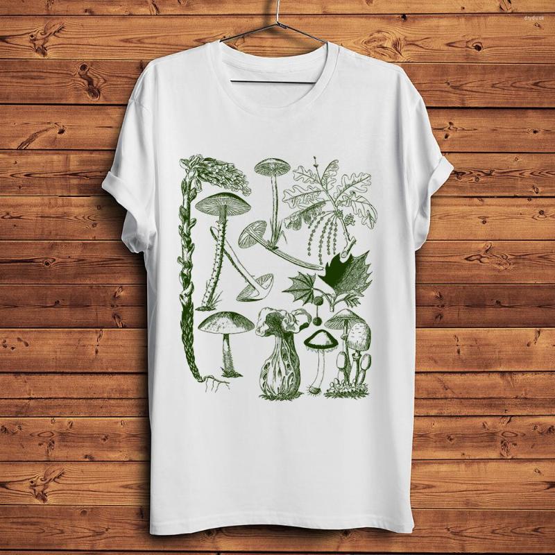 

Men' T Shirts Mushroom Variety Fungi Plant Funny Natural Shirt Men Homme Short Sleeve O-neck Casual Tshirt Unisex Streetware Tee, 5012