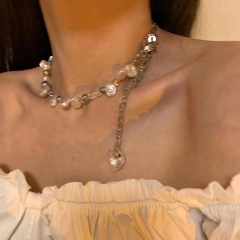 

Chains LIMAX Niche Necklace Women's Girl Ins Collarbone Chain Gentle Fairy