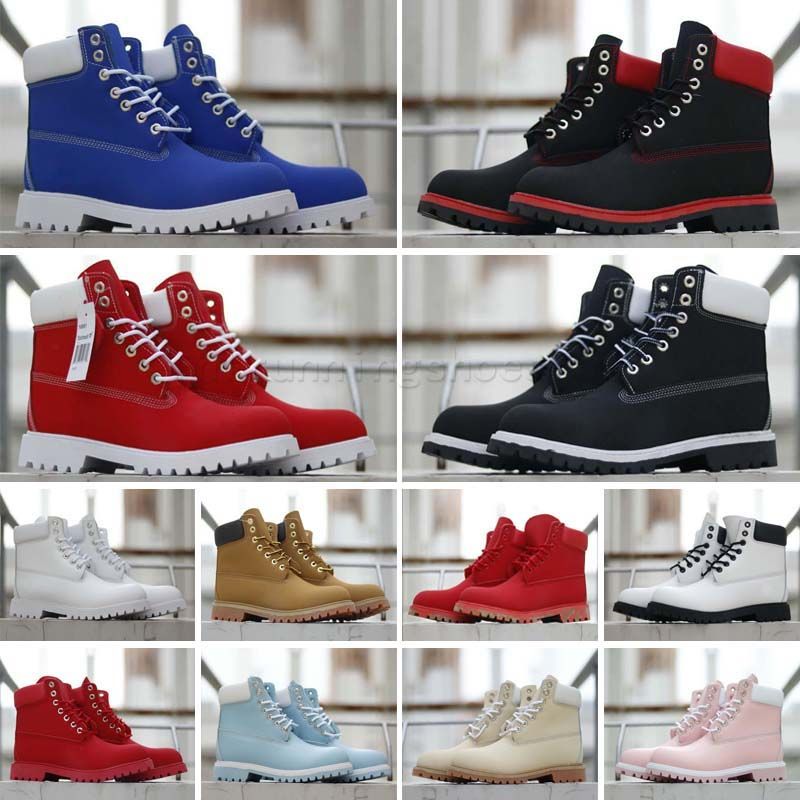 

Designer Boots Rhubarb Boot Leather Shoes Martin Shoe for Cowboy Yellow Blue Black Pink Hiking Outdoor Sports Men Wome Size 36-45, Wholesale of factory