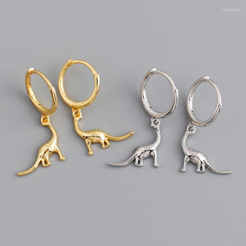 

Hoop Earrings Bohemian Style Cute Pendant Dinosaur Stud Earring For Women Fashion Punk Chic Charm Animal Jewelry Pendientes Gift 2023