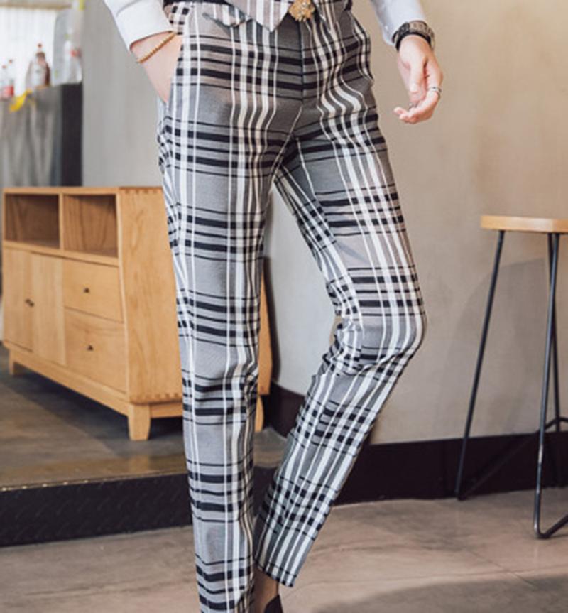 

Men's Suits & Blazers Suit Pant Fashion Wedding Groomsmen Shawl Lapel Tuxedos Slim Fit Only PantsMen's, Black