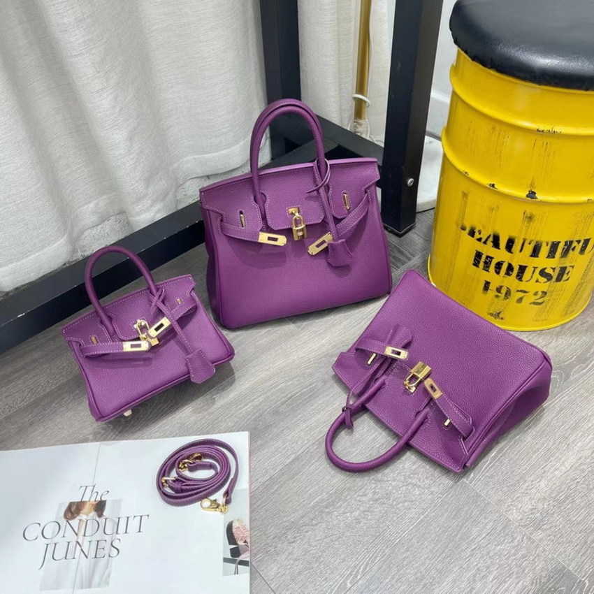 

high quality women handbag new top layer togo leather women's handbag ladies embossed shoulder bags, Silver button 3q powder