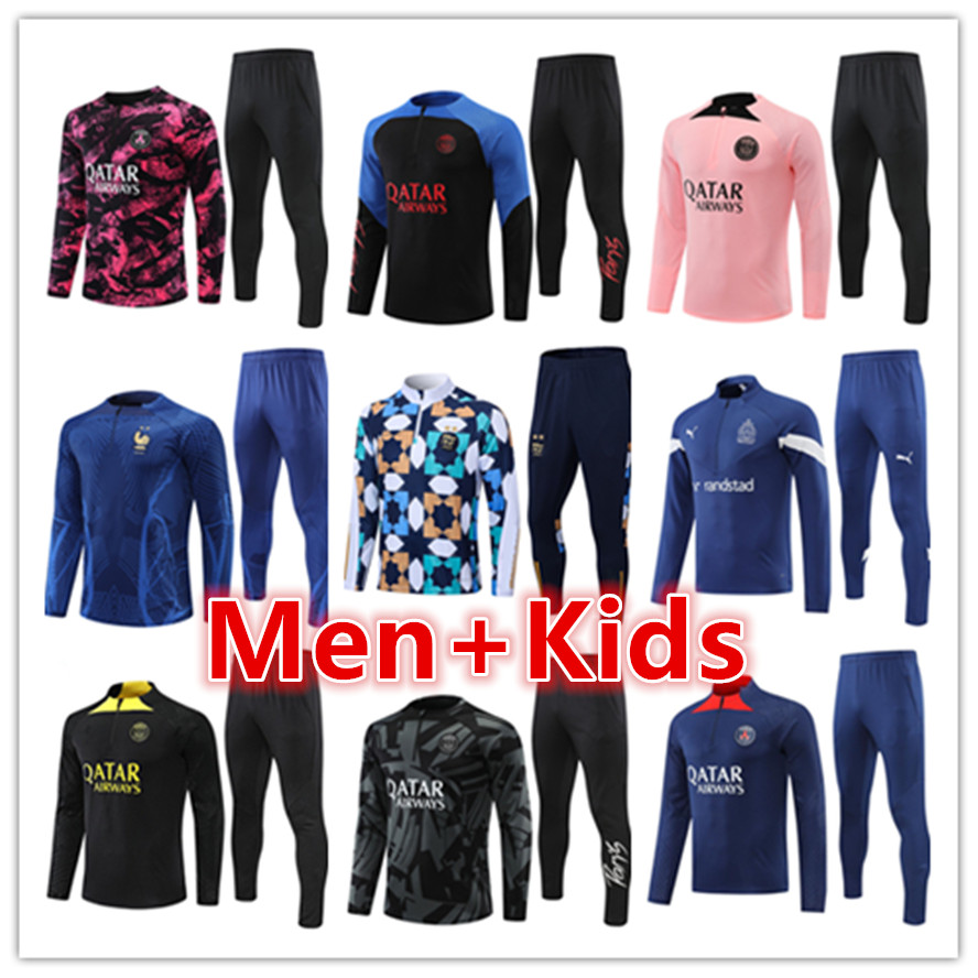 

2022 2023 Algeria Algerie mens kids football tracksuit jersey kit 22 23 psgS men training suit soccer tracksuits survetement foot chandal futbol jacket jogging set