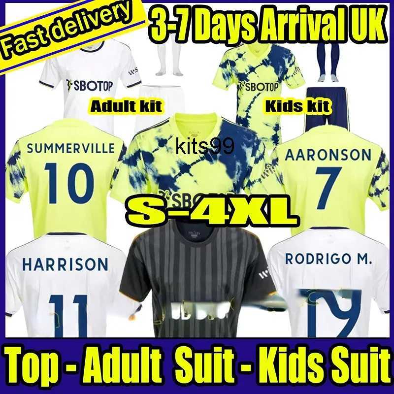 

22 23 SUMMERVILLE BAMFORD Soccer Jerseys leeds Adams uniteds Aaronson kit 2022 2023 Llorente Sinisterra JAMES football shirt Uniforms Men, Away2