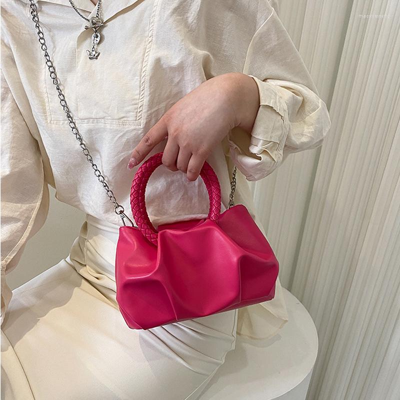 

Evening Bags Brand Pleated Cute Shoulder For Women Designer Ring Tote Crossbody Bag Lady Luxury Mini Purses And Handbags 2023, Green shoulder bag