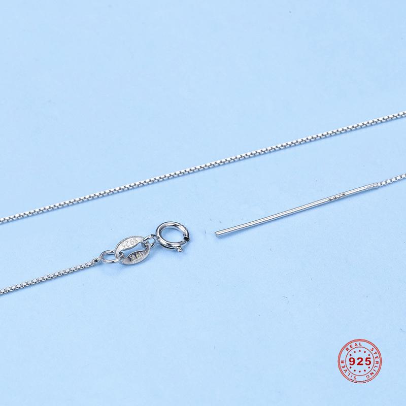 

Chains Doreen Box 925 Sterling Silver Chain Necklace Golden Rose Gold Color Fashion Jewelry 40-65 Cm 1PC