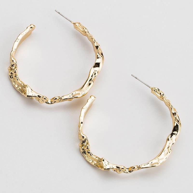 

Hoop Earrings & Huggie Minar Hyperbole Large C Shape For Women Mujer Gold Color Alloy Hollow Big Geometric Earring Statement Jewelry 2023