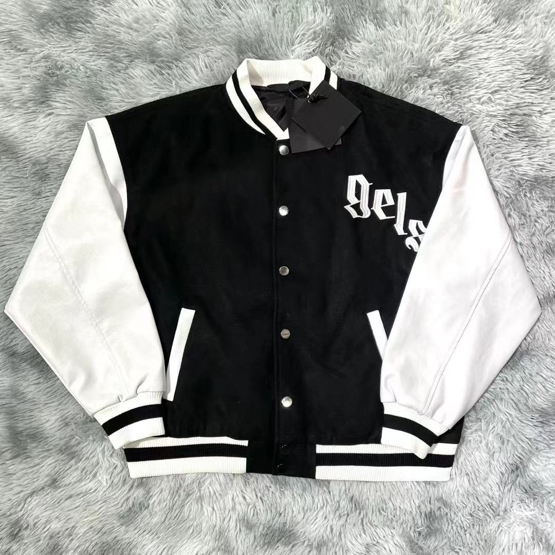 

2023 fashion Baseball Coat Uniform Fashion Jacket Single Breasted Warm Jackets Couples Women Men Varsity Coats Men' Designer Angel Clothing 48mA#