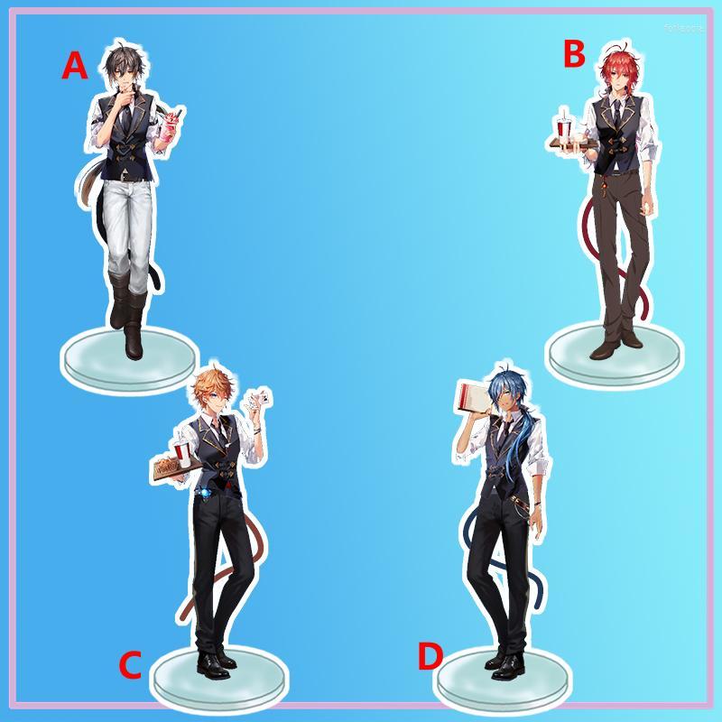 

Keychains Anime Stand Genshin Impact Kaeya Diluc Tartaglia Acrylic Figure Display Desktop Decoration 15cm