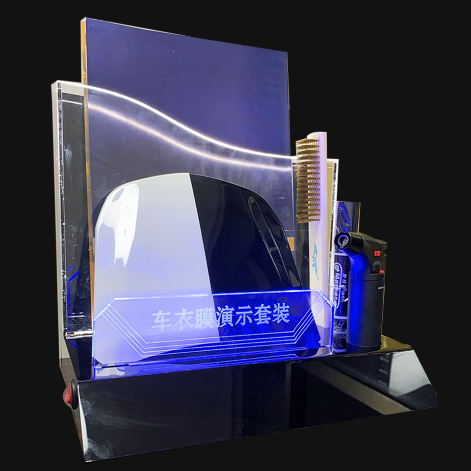 

3in1 TPU PPF Car Paint Protection Film Clear Bra Auto Vinyl Film Test Tool Kit With LED light For Heat thermal repair/scratch Self healing/Anti-fouling testing K122