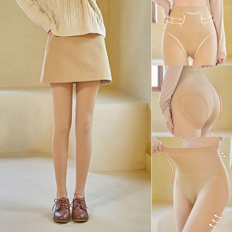

Women's Leggings Winter Bare Leg Artifact Water Light Pants Thickened Women Stockings Safety One-Piece, Bare legs skin tone