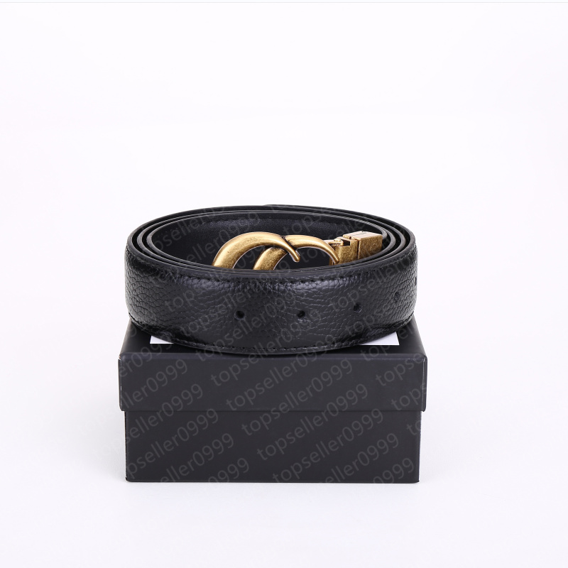 

Fashion Stripe Pattern Big Buckle Men Designer Belts European Style G waistbands High Quality Real Leather Women Belt width 3.4cm with box, Width 3.4cm with gift box