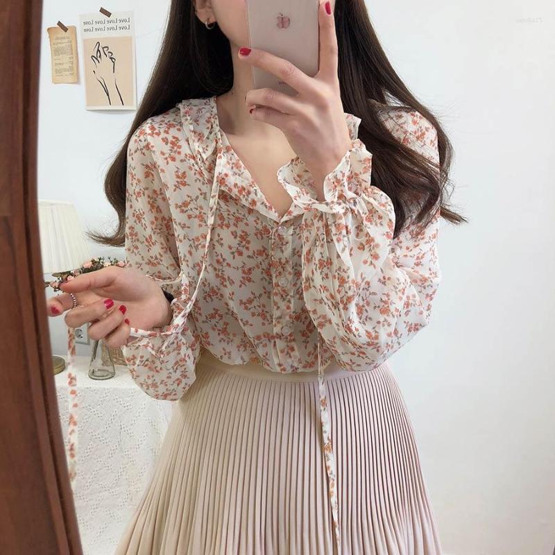 

Women' Blouses V Neck Sexy Shirt Summer Apricot Black Chiffon Blouse Women Tops Femme Casual Short Sleeve Girls Lace Up