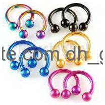

Nose Rings Studs 16G Titanium Anodized Balls Circars Horseshoes Cbr Ring Eyebrow Body Piercing Jewelry Drop Delivery Dhgarden Dhrql