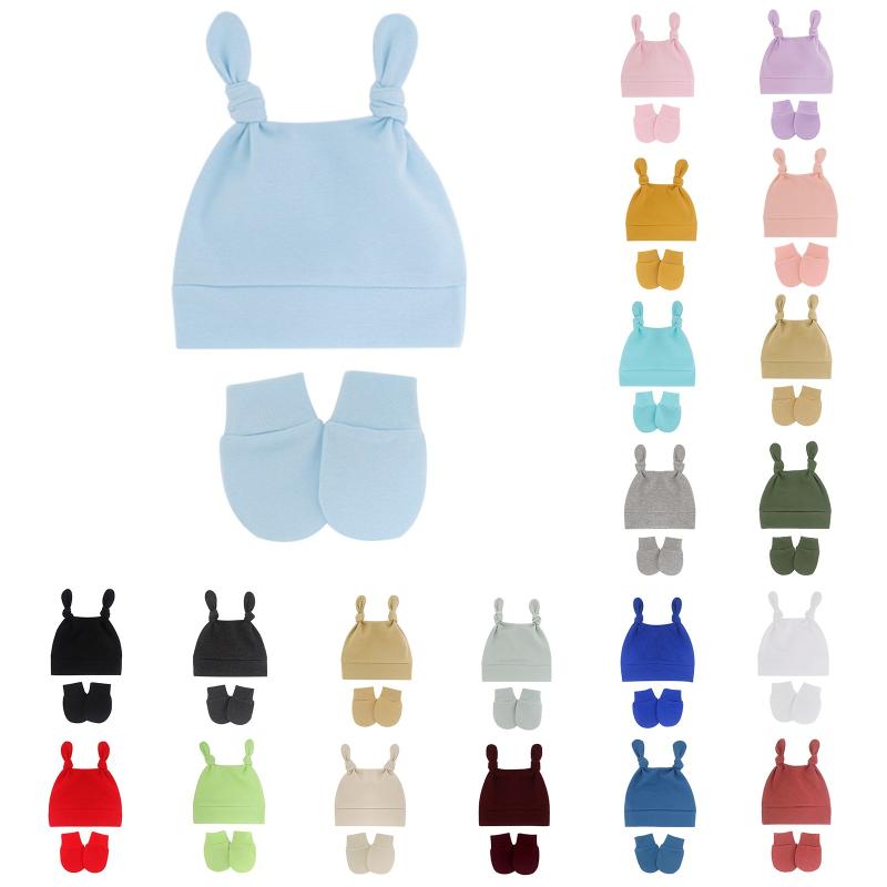 

Hats Scarves Gloves Sets & Born Baby Hat With Cotton Bonnet Beanie Gift For Girls Cap Boy Infant Toddler AccessoriesHats