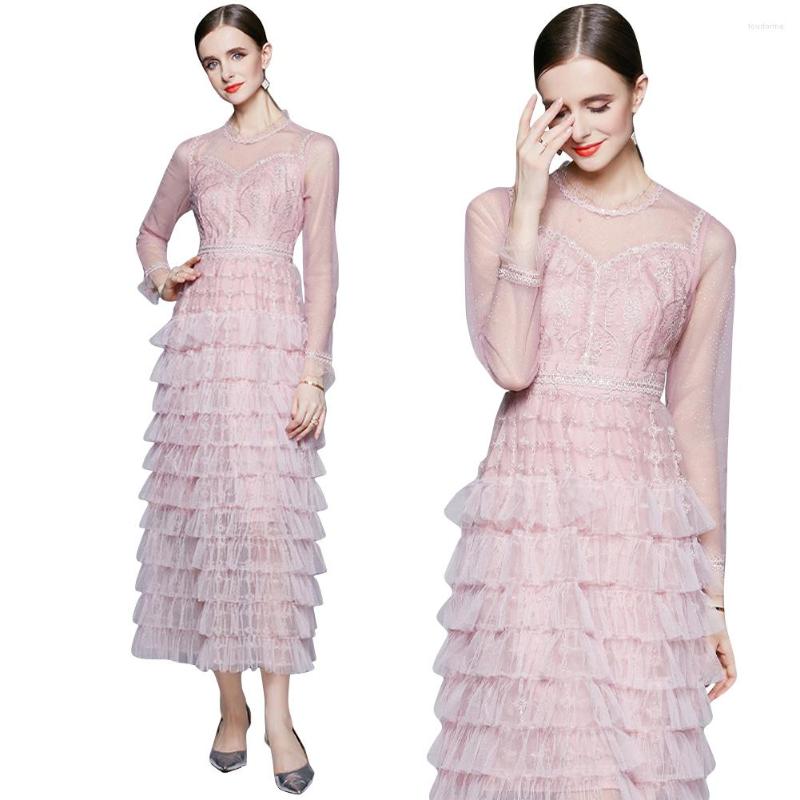 

Stage Wear Adult Female Ballroom Dance Dress Women Tango Waltz Foxtrot Dancing Clothes Performence Evening Party Costume, Pink