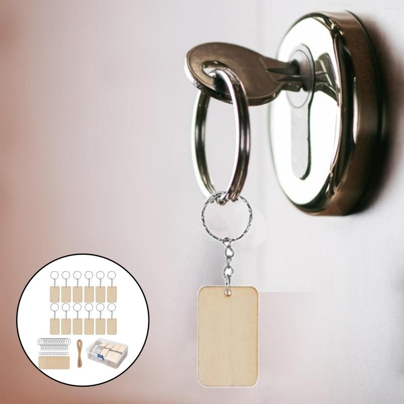 

Keychains 241/ Blank Tags Keychain Set 10m Rope DIY Making