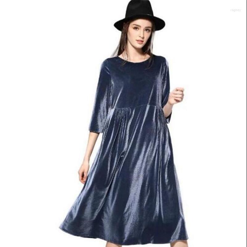 

Party Dresses Women Full Dress Velvet Elegant Formal Velours Half Sleeve Ladies Vestidos Elegante Festa, Black