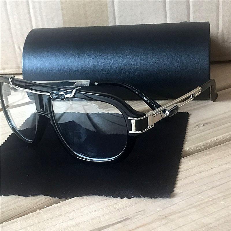 

Sunglasses Men's Frog Mirror European Silver Frame Glasses Flat MirrorSunglasses