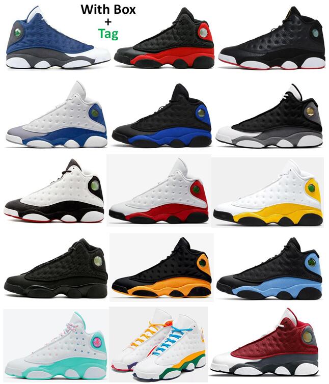 

Shoes TOP Basketball 13 13s Playoff 2023 Black Flint Bred University Blue French Blue Navy Chicago Black Cat He Got Game Aurora Green Hyper