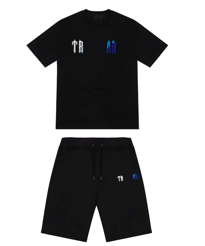 

Mens Tracksuits Crew Neck 100% Cotton Letter Embroidery Running Active tracksuit tracksuits Mens Tracksuits, Black
