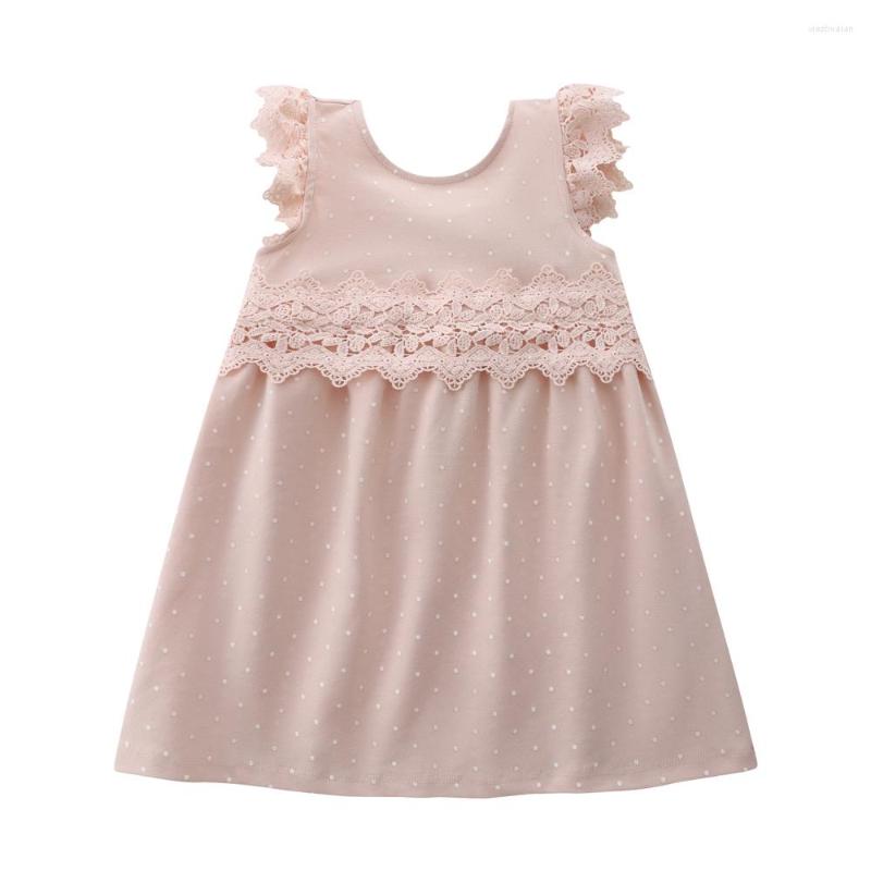 

Girl Dresses Summer Lace Princess For Kids 1-5 Year Birthday Dress Flowers Girls Children's Party Costume Infant, Picture shown