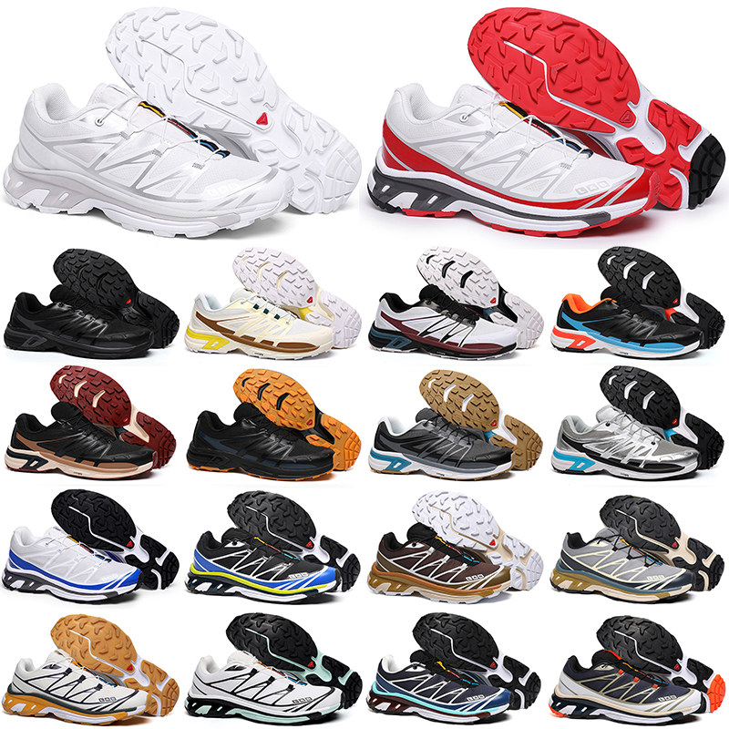 

Salomon xt6 advanced xt running shoes mens White Blue Triple Black Mesh white blue red yellow green men trainers outdoor sports sneakers, 40-47 black red white