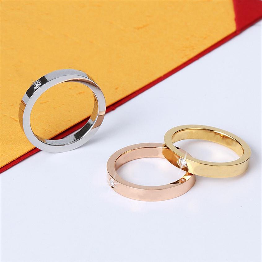 

Love Screw Ring Engagement Rings for Men and Women Classic Luxury Designer Jewlery3308