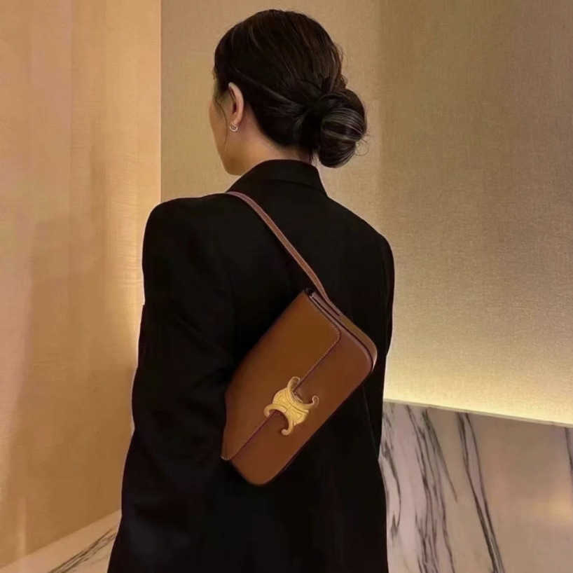 

Ladies Bags 47%off New Fashion Bag armpit leather one shoulder cross small square bag Design Handbags for Women, Old flower